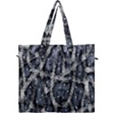 Glithc Grunge Abstract Print Canvas Travel Bag View1
