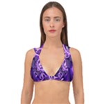 Fractal Illusion Double Strap Halter Bikini Top