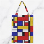 Stripes And Colors Textile Pattern Retro Classic Tote Bag