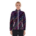 Dark Multicolored Mosaic Pattern Winter Jacket View1