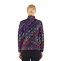 Dark Multicolored Mosaic Pattern Winter Jacket View2