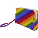 Lgbt Pride Motif Flag Pattern 1 Wristlet Pouch Bag (Small) View1