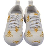 White With Orange Fdl Kids Athletic Shoes