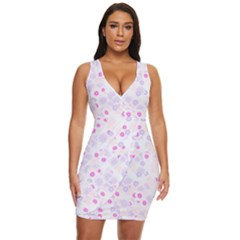 Flower Bomb 5 Draped Bodycon Dress
