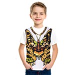 Bigcat Butterfly Kids  Basketball Tank Top