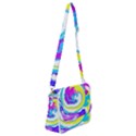Psychedelic  Shoulder Bag with Back Zipper View1