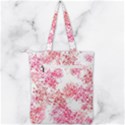 Red Splashes On A White Background Double Zip Up Tote Bag View2