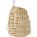 Pattern-carrot-pattern-carrot-print Foldable Lightweight Backpack View3