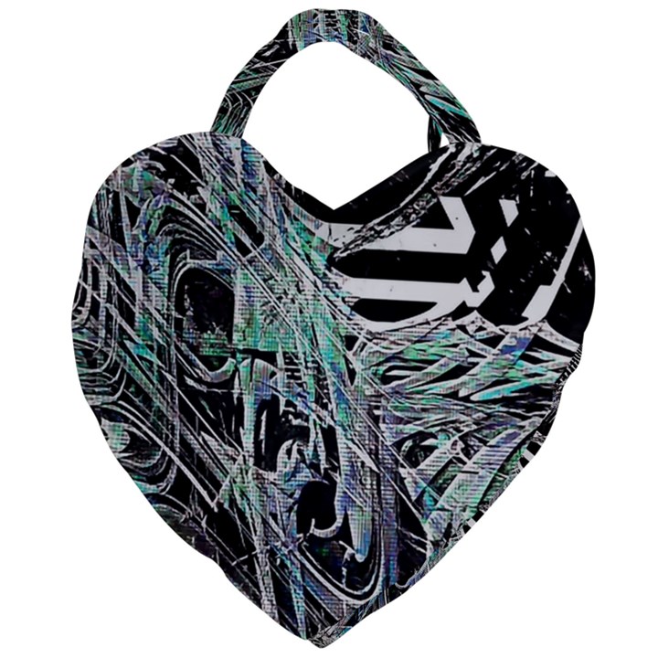Robotic Endocrine System Giant Heart Shaped Tote