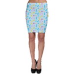 Arcade Dreams Blue  Bodycon Skirt