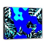 Abstract Tropical Canvas 14  x 11  (Stretched)