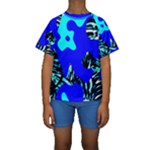 Abstract Tropical Kids  Short Sleeve Swimwear