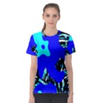 Abstract Tropical Women s Sport Mesh Tee