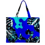 Abstract Tropical Zipper Mini Tote Bag
