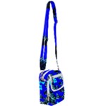 Abstract Tropical Shoulder Strap Belt Bag