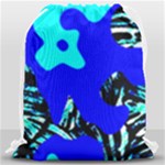 Abstract Tropical Drawstring Bag (Large)