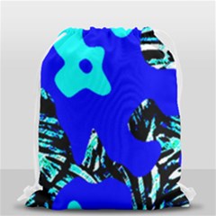 Abstract Tropical Drawstring Bag (small)