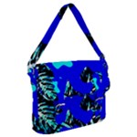 Abstract Tropical Buckle Messenger Bag