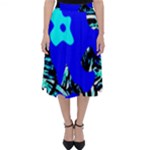 Abstract Tropical Classic Midi Skirt