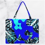 Abstract Tropical Zipper Medium Tote Bag