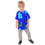 Abstract Tropical Kids  Raglan Tee