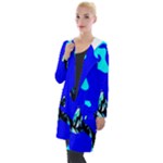 Abstract Tropical Hooded Pocket Cardigan