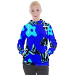 Abstract Tropical Women s Hooded Pullover