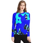 Abstract Tropical Women s Long Sleeve Rash Guard