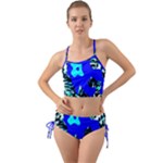 Abstract Tropical Mini Tank Bikini Set