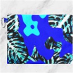 Abstract Tropical Canvas Cosmetic Bag (XXXL)