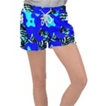 Abstract Tropical Velour Lounge Shorts