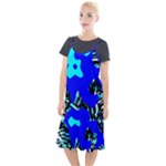 Abstract Tropical Camis Fishtail Dress