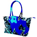 Abstract Tropical Canvas Shoulder Bag