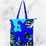 Abstract Tropical Double Zip Up Tote Bag