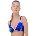 Abstract Tropical Knot Up Bikini Top