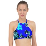 Abstract Tropical Racer Front Bikini Top