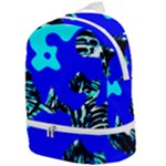 Abstract Tropical Zip Bottom Backpack