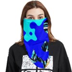 Abstract Tropical Face Covering Bandana (Triangle)