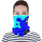 Abstract Tropical Face Seamless Bandana (Adult)