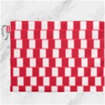 Illusion Waves Pattern Canvas Cosmetic Bag (XXXL)