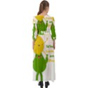 Lemon Over Pear Button Up Maxi Dress View2