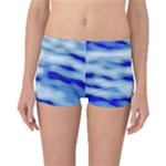 Blue Waves Abstract Series No10 Boyleg Bikini Bottoms