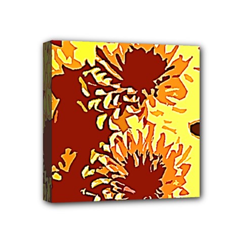Sunflowers Mini Canvas 4  X 4  (stretched)