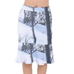 Winter Forest Short Mermaid Skirt