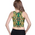 Abstract pattern geometric backgrounds   Racer Back Crop Top View2