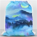 Moon mountains Drawstring Bag (Large) View1
