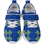 Abstract pattern geometric backgrounds   Kids  Velcro Strap Shoes
