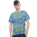Abstract pattern geometric backgrounds   Men s Sport Top