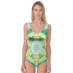 Green Marble Princess Tank Leotard 