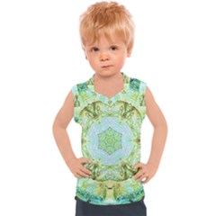 Green Marble Kids  Sport Tank Top